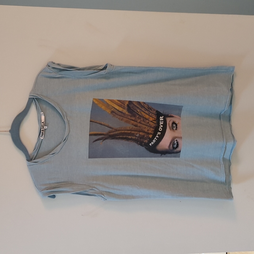 Pam & Gela "Party's Over" tee